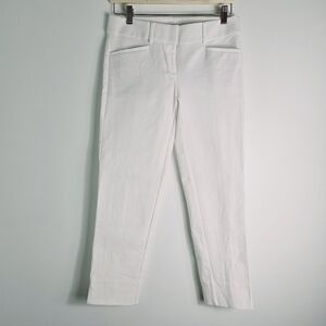 Loft Marisa The Riviera Pant Mid-rise White Pants